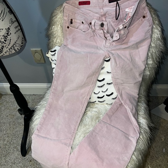 Ag Adriano Goldschmied Pants - Ag Adriano Goldschmied Light Pink Pants